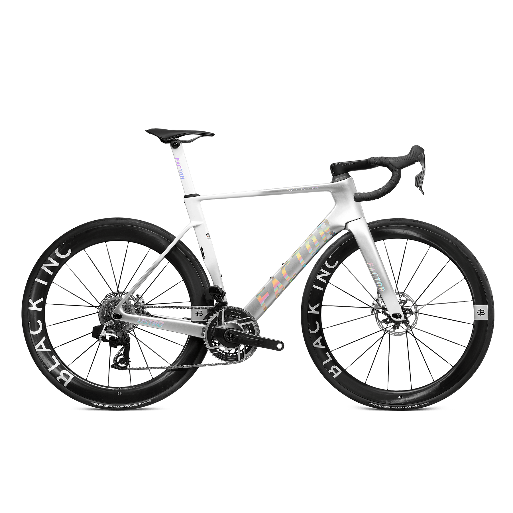 パーツ FACTOR OSTRO VAM 2.0 Factor Ostro VAM 2.0 Complete - SRAM Force +PM - Arctic Chrome