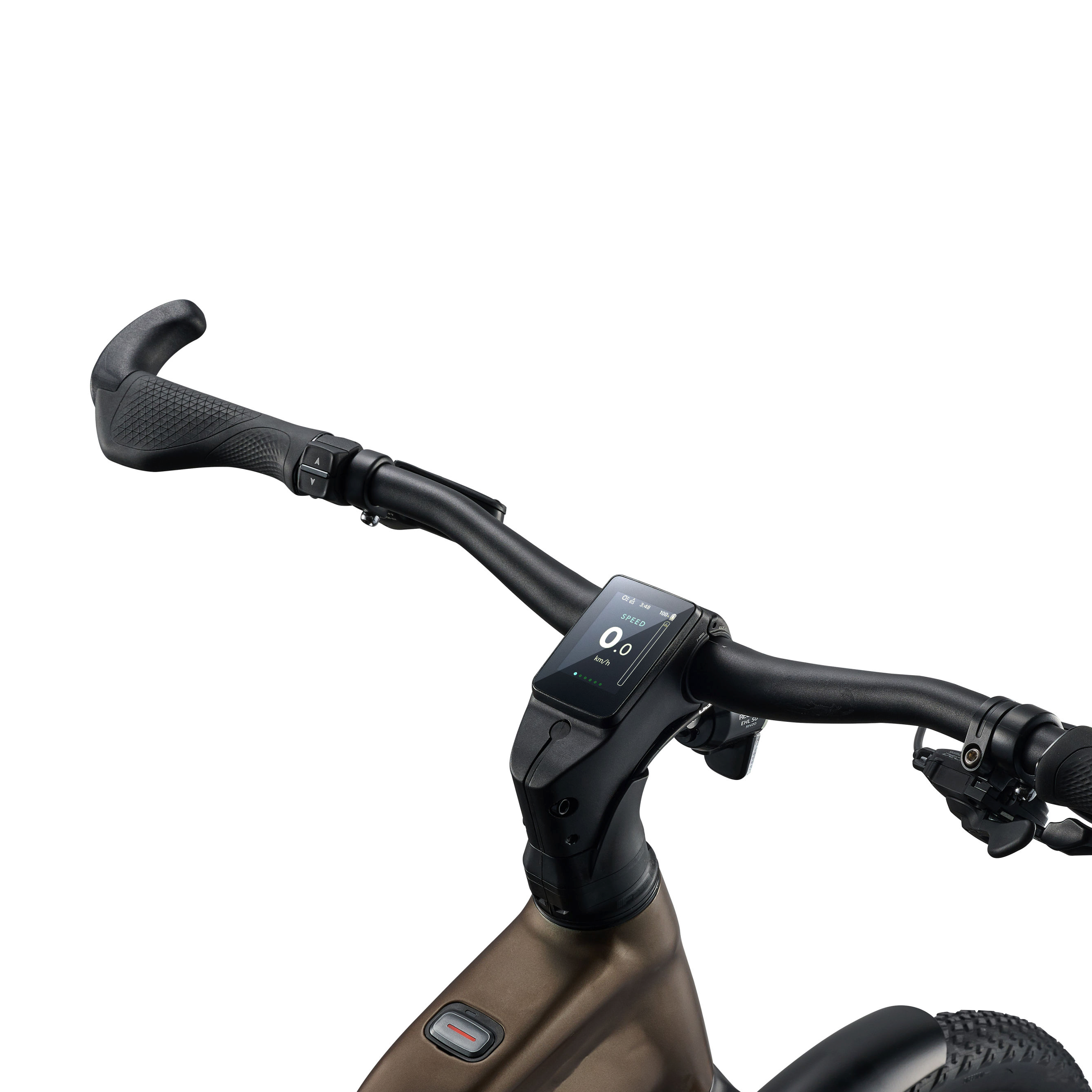 Giant Explore E+ 3 Stagger Electric Adventure Bike - Pyrite Brown