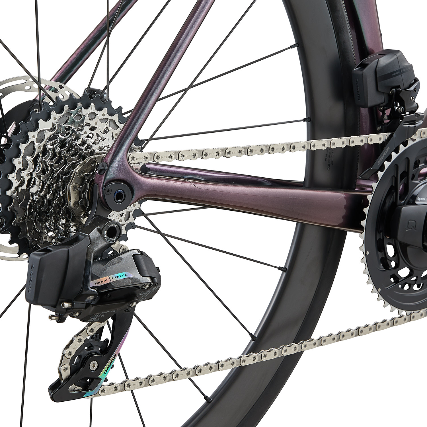 Giant TCR Advanced Pro Disc 0 AR 公路车 - 暗色彩虹色