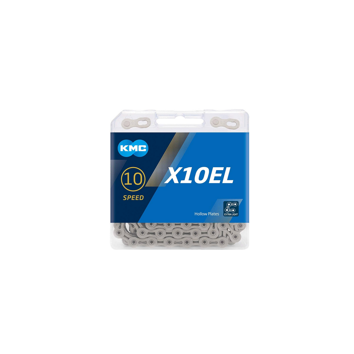 KMC X10EL 10 Speed Chain Silver Silver CCACHE