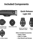 KOM Cycling Quick Release Front Light (350 Lumens)