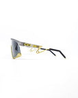 Oakley BXTR Sunglasses - Metal Matte Grey Ink Vintage Gold (Prizm Black Lens)