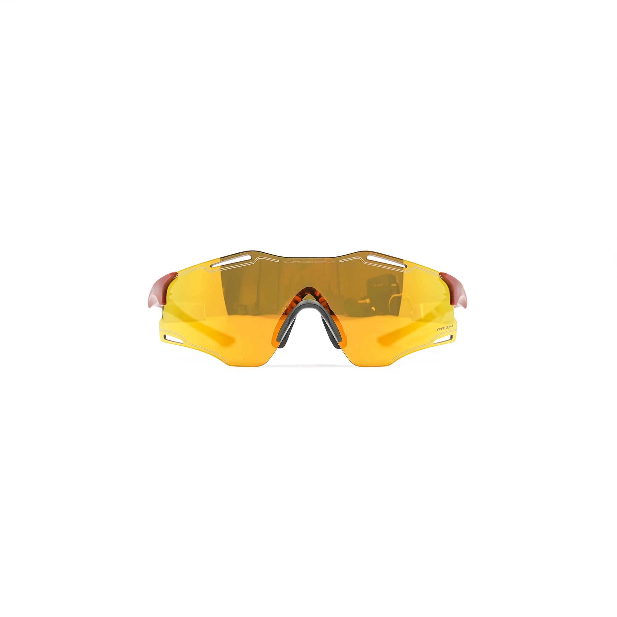 Oakley Cybr Zero Sunglasses - Matte Iron Red (Prizm 24k Lens)