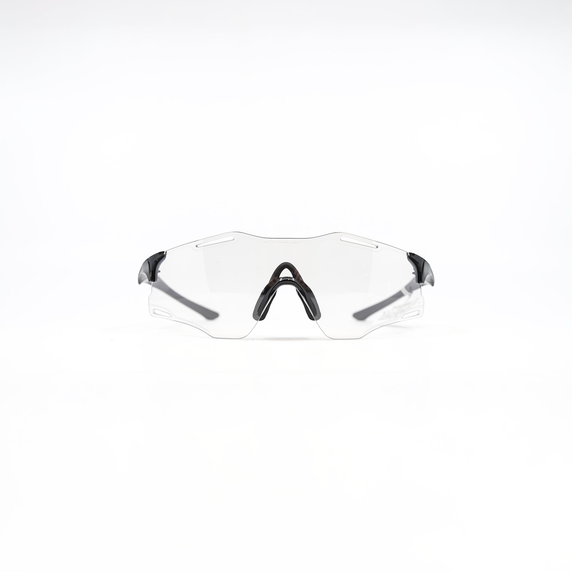 Oakley Cybr Zero Sunglasses - Polished Black (Clear to Black Iridium Photochromic Lens)