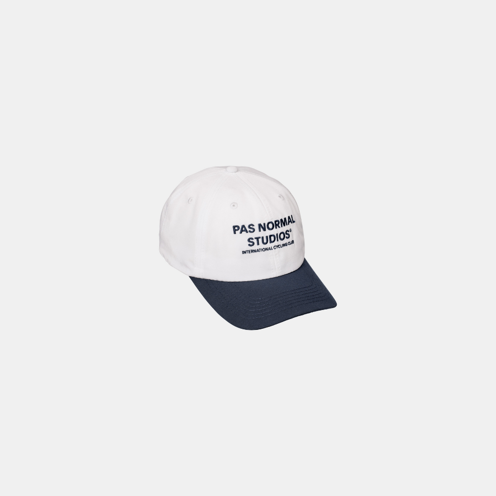 パスノーマルスタジオ　Blance  キャップ　ユニセックス Pas Normal Studios Off-Race Cap - Off White/Classic Blue