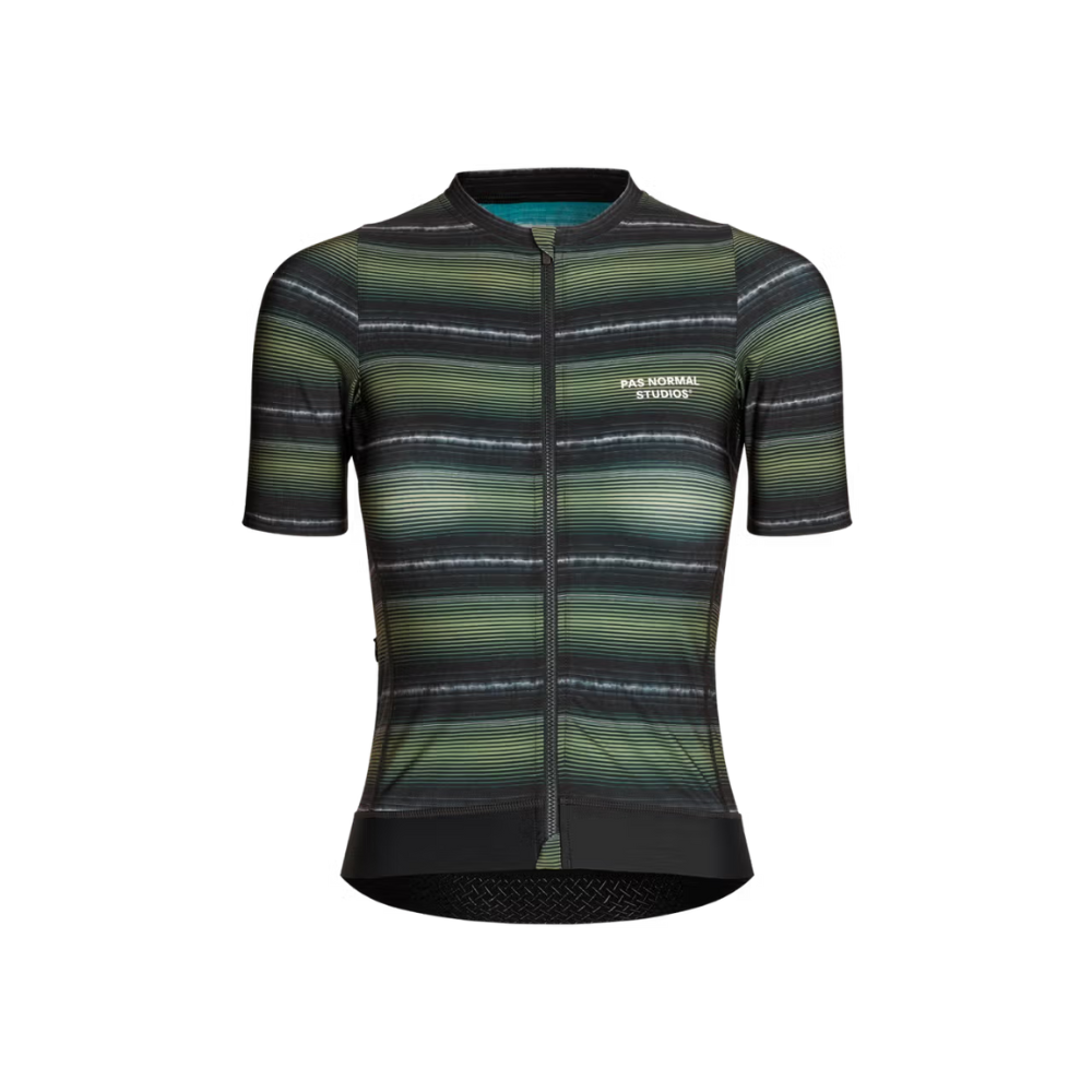 Pas Normal Studios Women's Essential Jersey - Light Olive Stripe