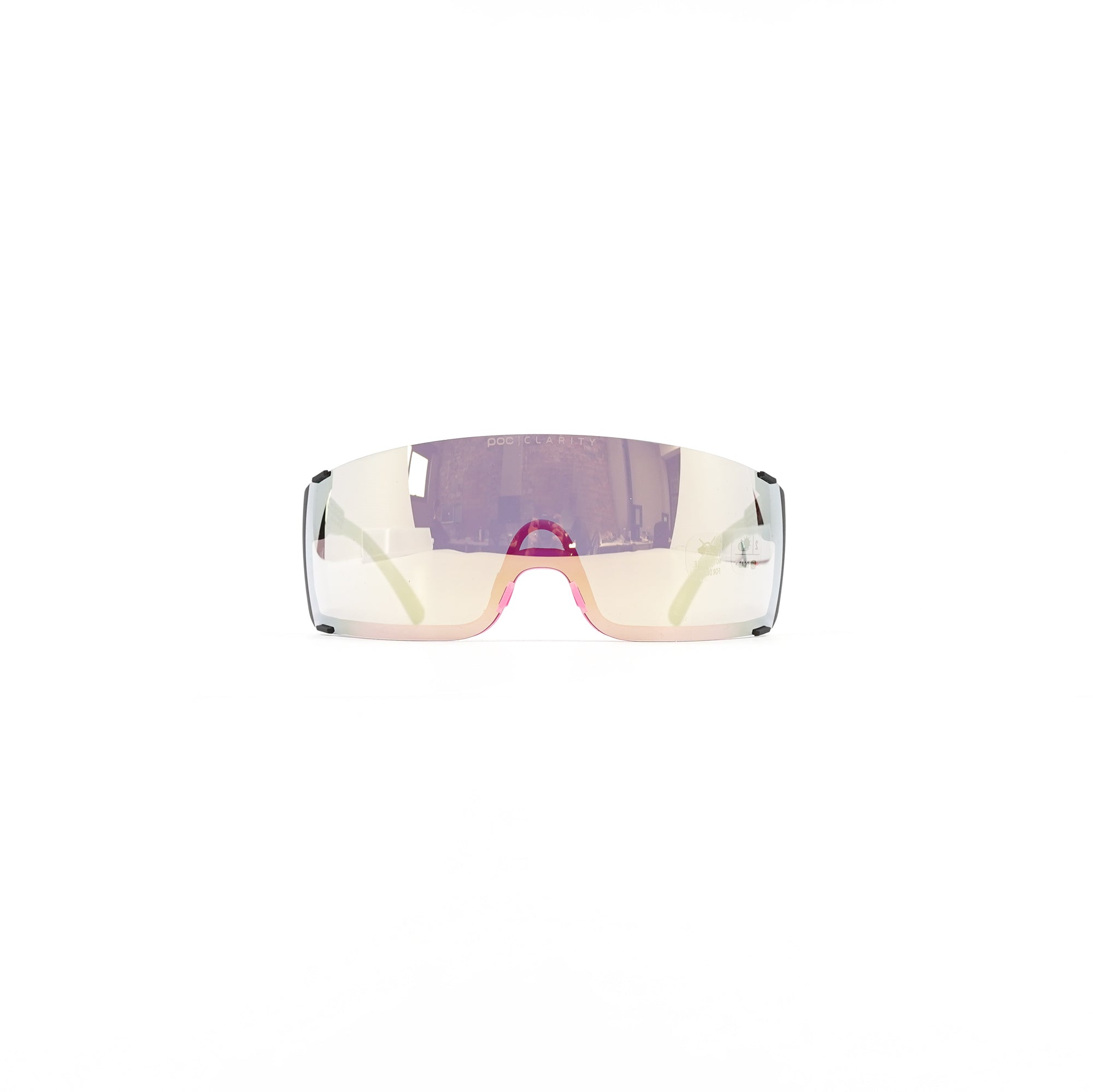 POC Propel Sunglasses - Fluorescent Pink Uranium Black Translucent (Violet Gold Mirror Lens)