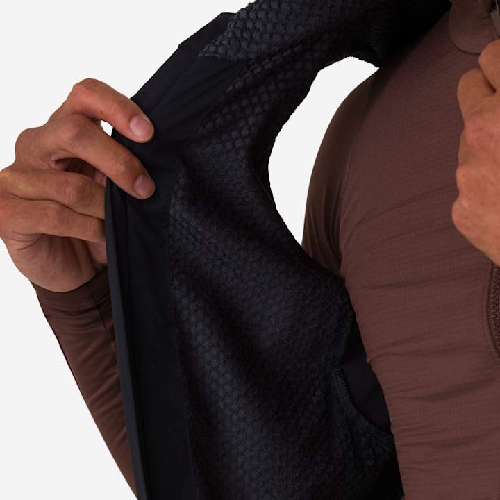 Rapha 男式 Pro Team 保暖马甲 - 黑色/白色