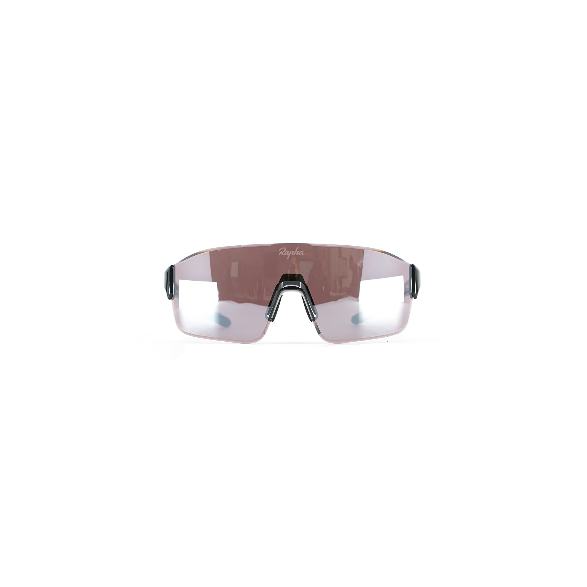 Rapha Pro Team Frameless FUORI Glasses - Black/Black Mirror Lens