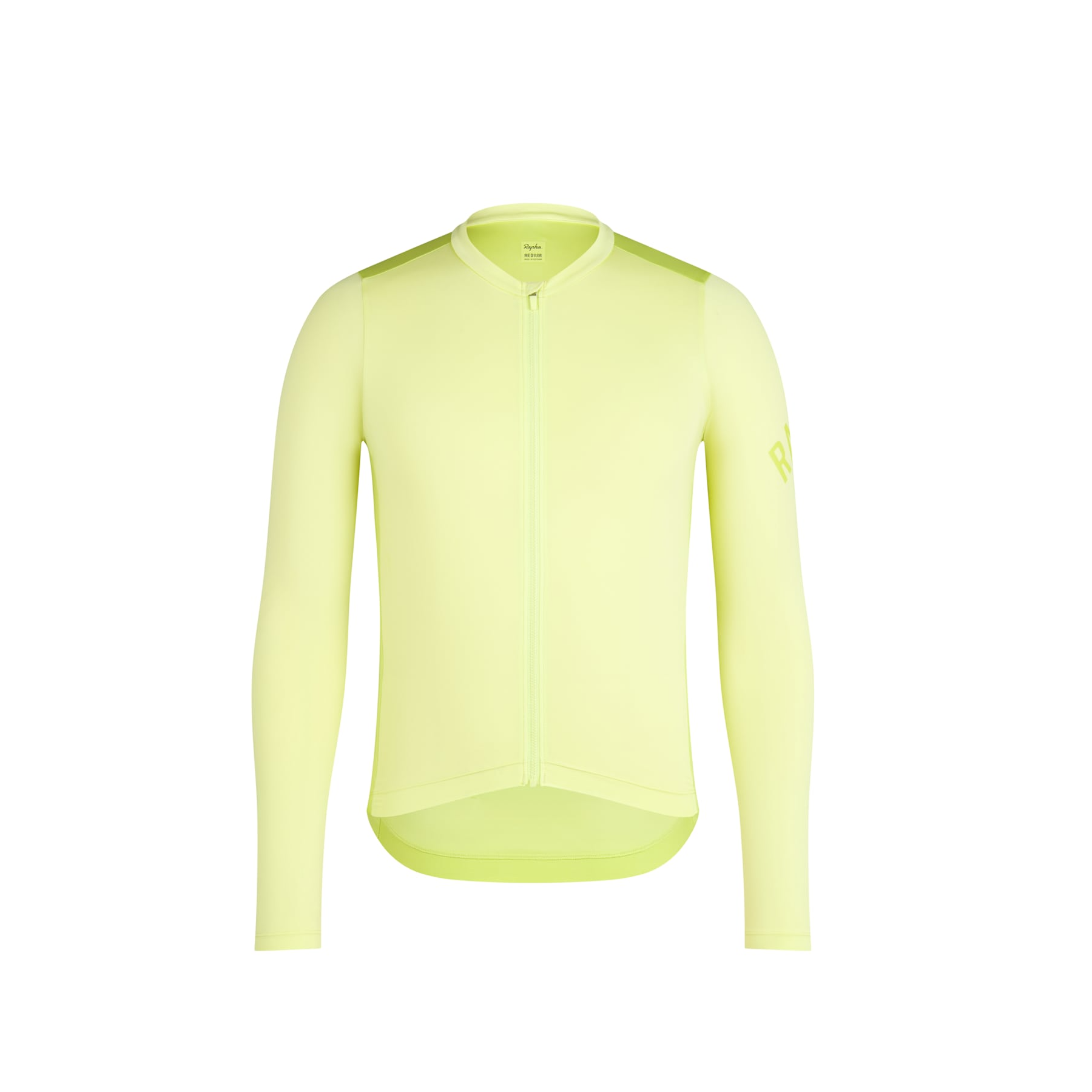 Rapha Pro Team Long Sleeve Lightweight Jersey - Lime Green