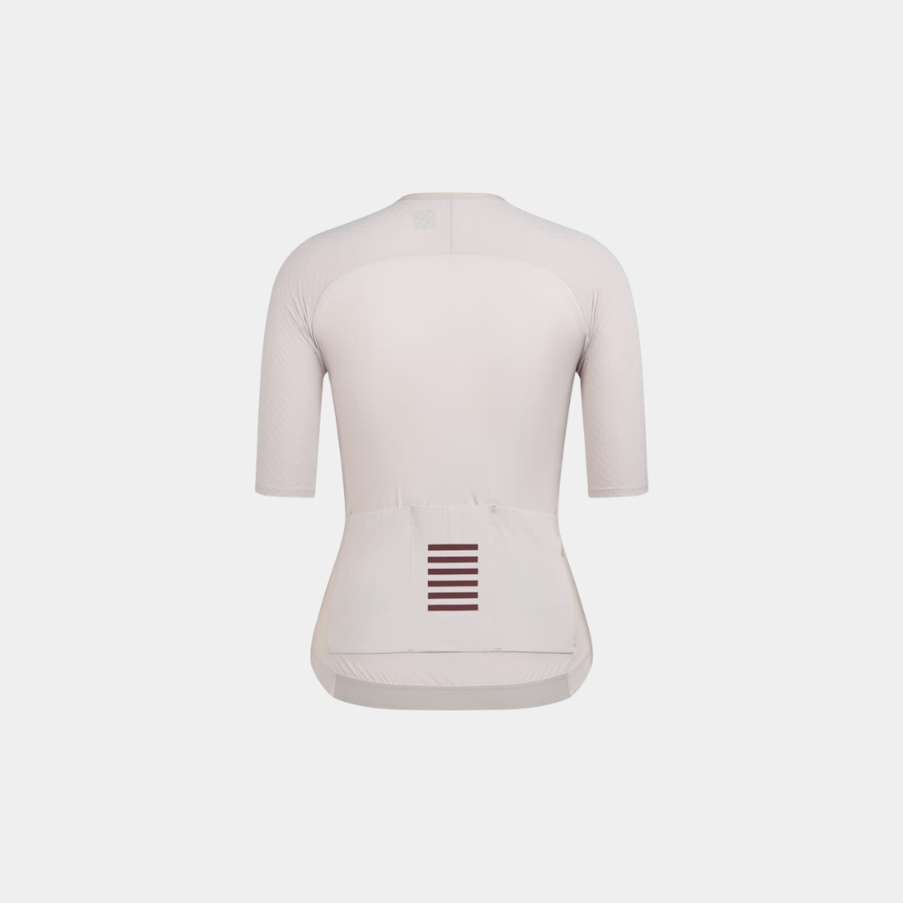 Rapha Women's Pro Team Aero Jersey - Silver Gray / Deep Red