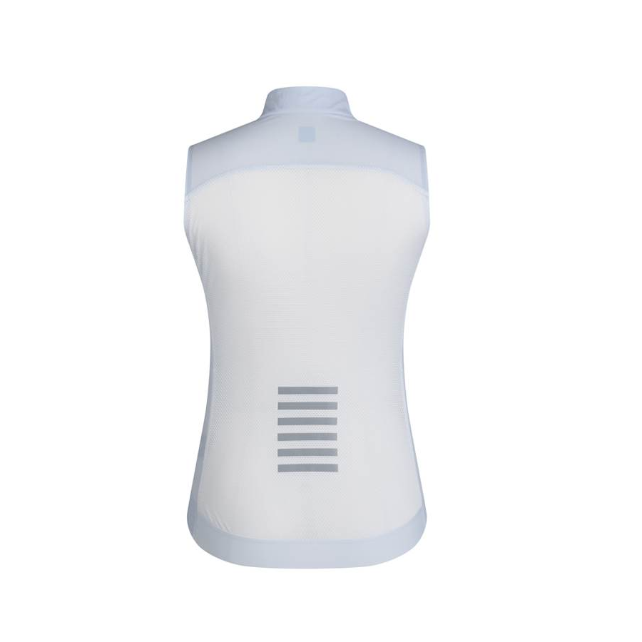 Rapha 女款 Pro Team II 背心 - 北极冰色 / 银色反光