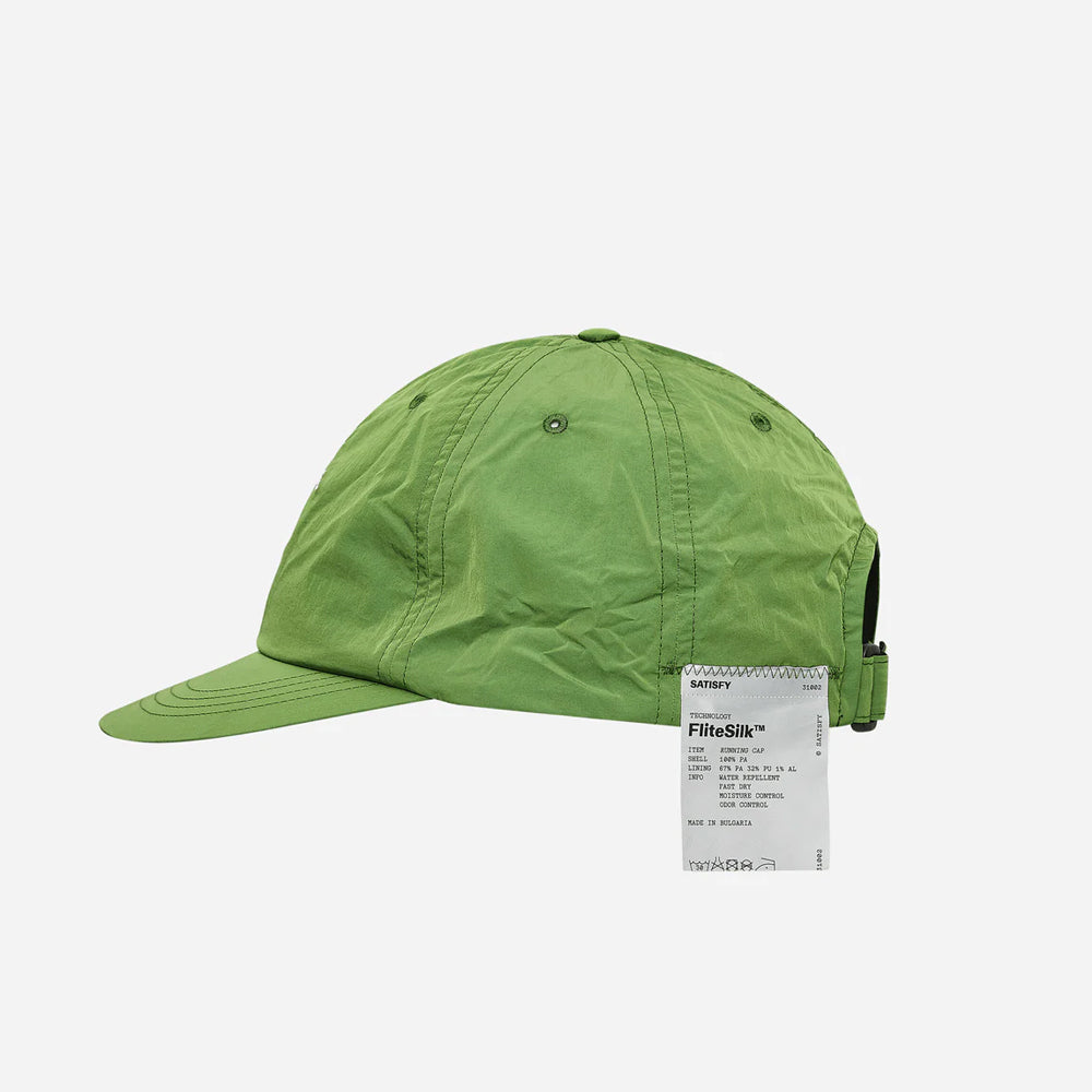 SATISFY Running FLITESILK™ナイロン キャップ グリーン SATISFY Running FLITESILK™ナイロン キャップ グリーン