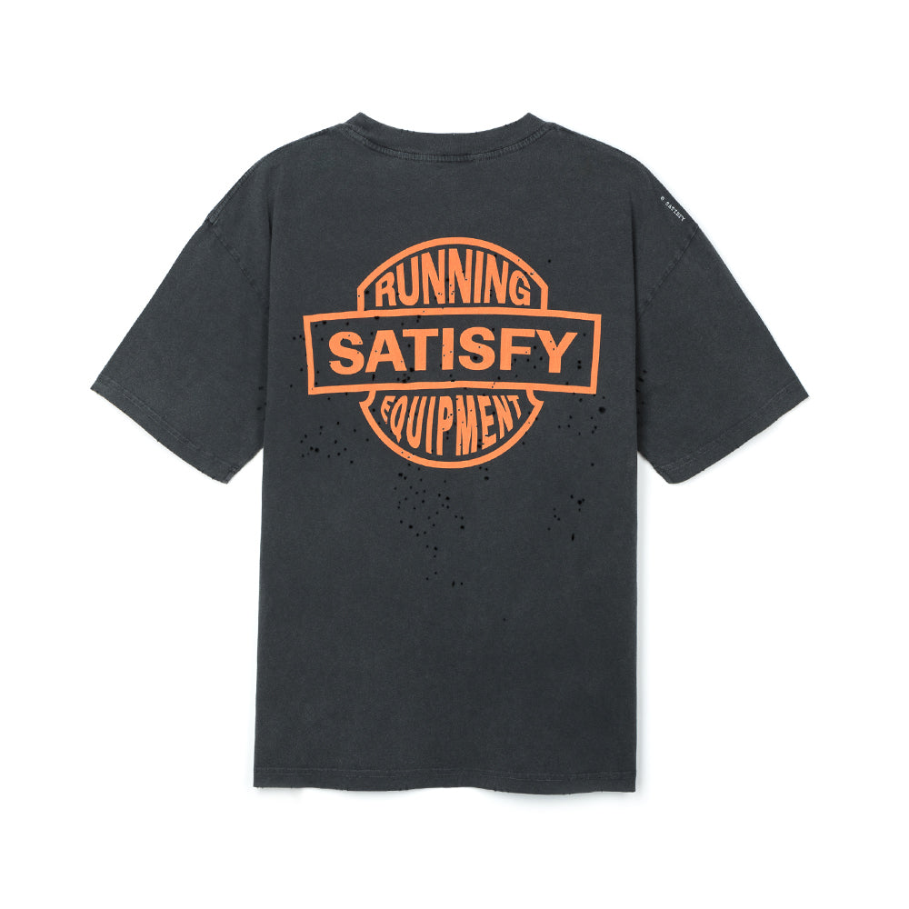Satisfy MothTech™ T 恤 - 做旧黑色