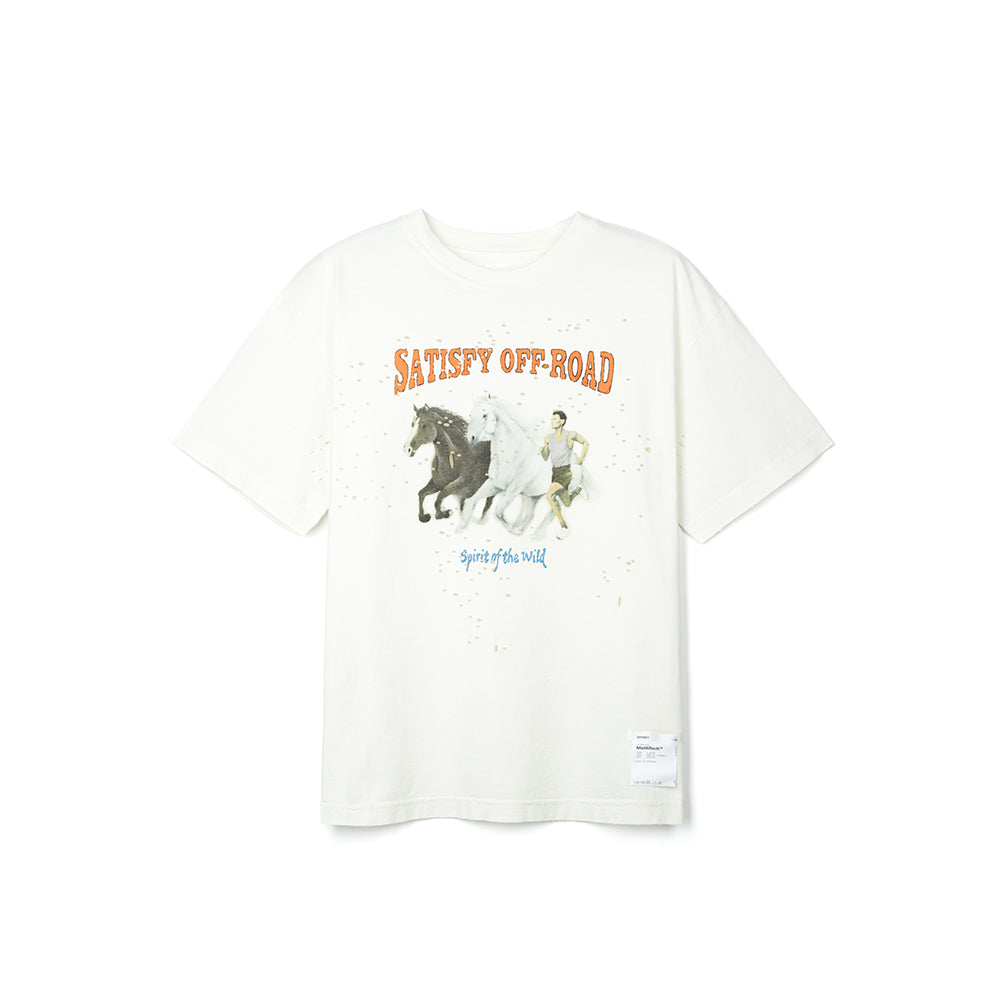 Satisfy MothTech™ T 恤 - 做旧黑色