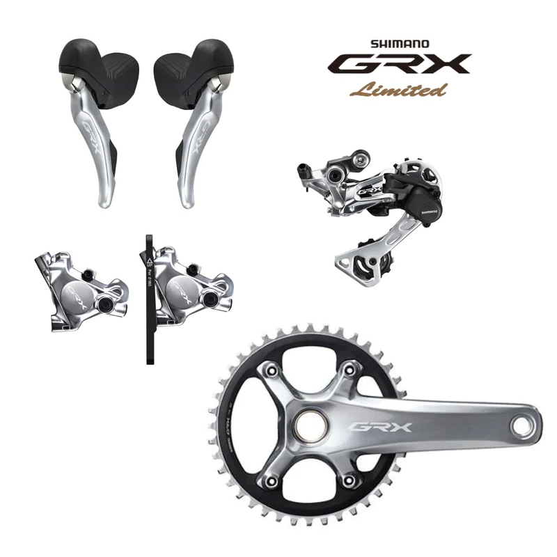 Shimano GRX Limited Edition 1x Shift Kit (Polished Silver) CCACHE
