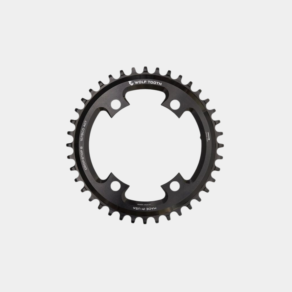 Wolf Tooth 1x Drop-Stop Chainring for SRAM 107 BCD – CCACHE