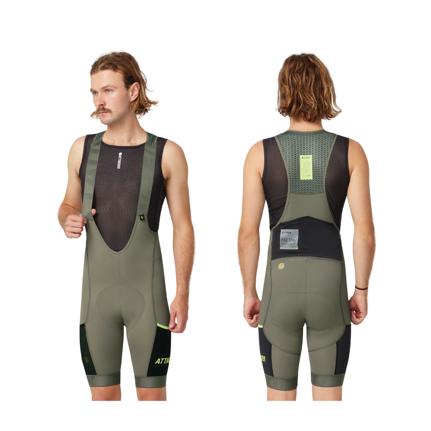 Attaquer All Day Cargo Bib - Grey Smoke