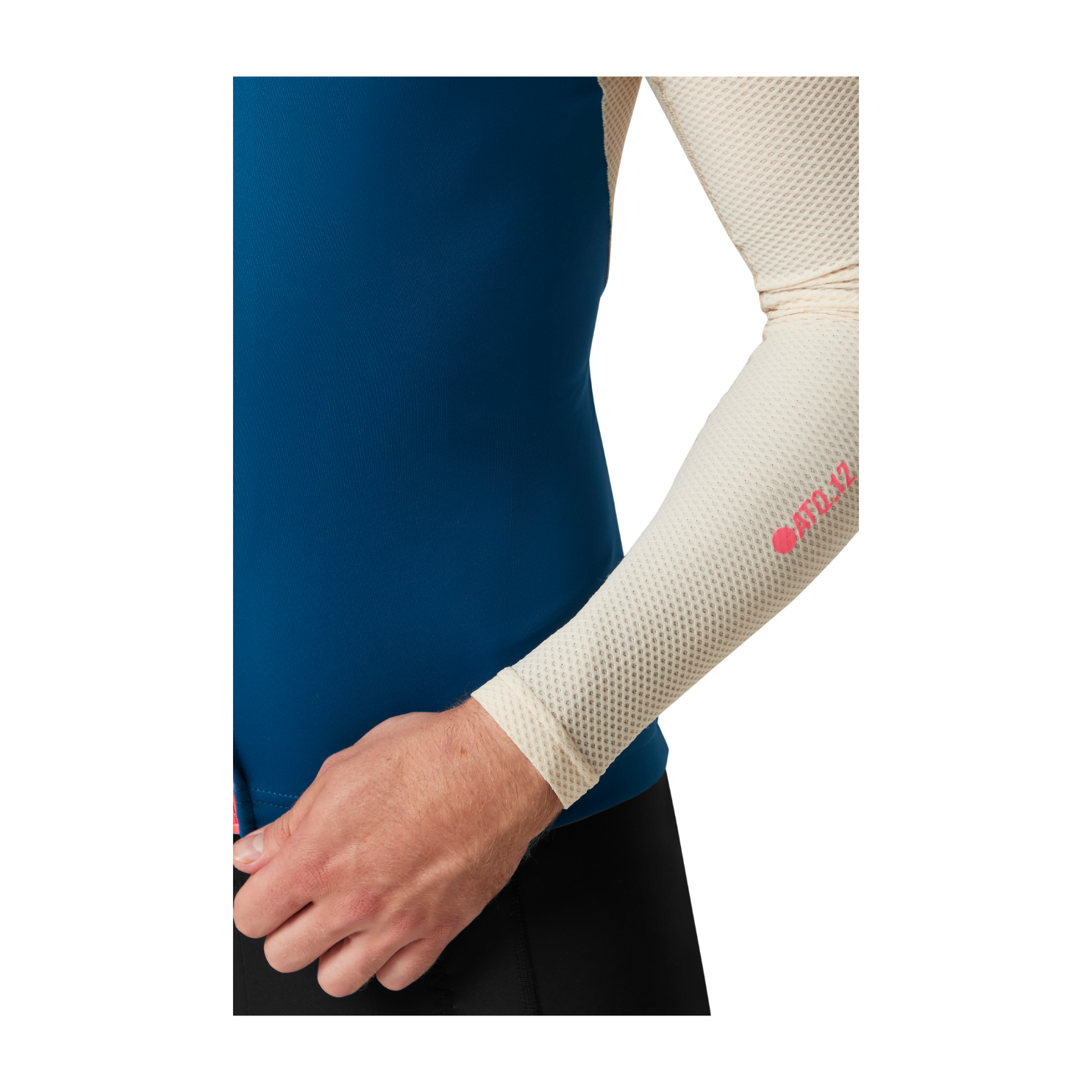 Attaquer All Day Summer Long Sleeve Jersey - Blue/Eggshell