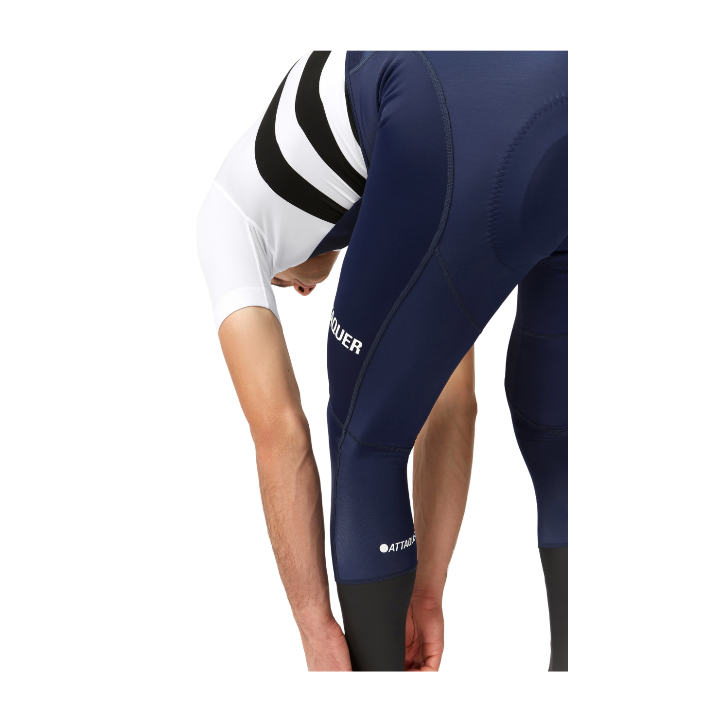 Attaquer All Day Winter Bib Long - Navy Reflective Logo