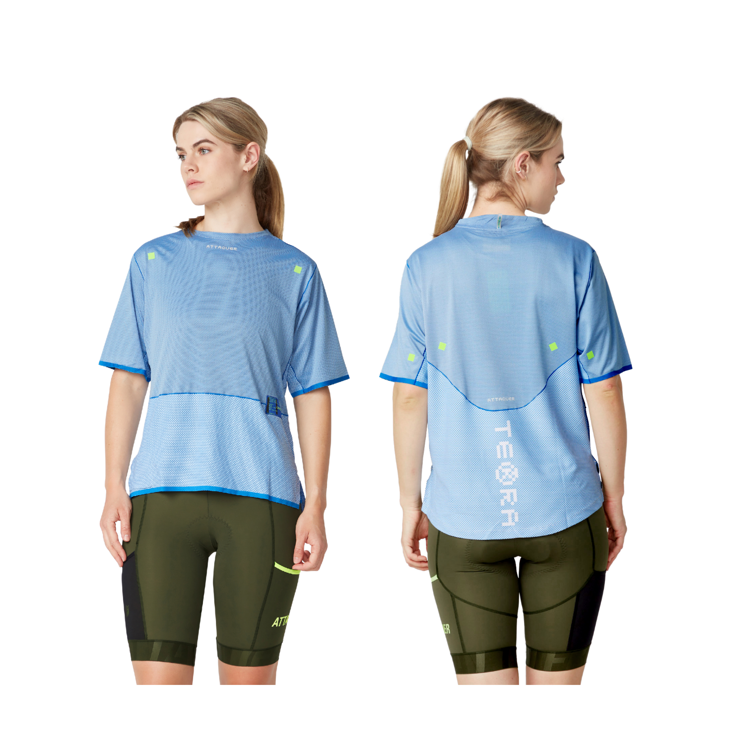 Attaquer Terra Short Sleeved Tech Tee - Blue