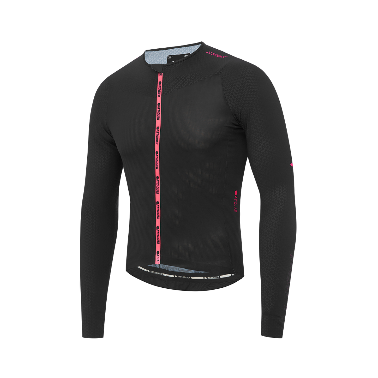Attaquer ULTRA+ Aero Long Sleeved Jersey - Black/Neon Pink