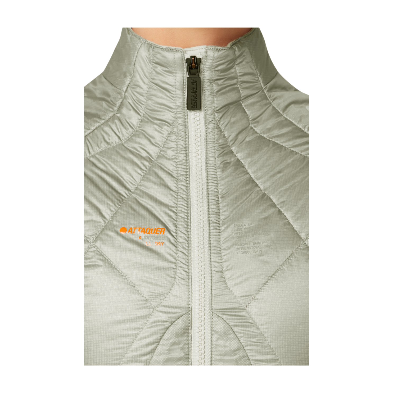 Attaquer Womens All Day Anatomic Insulator Gilet - Eggshell
