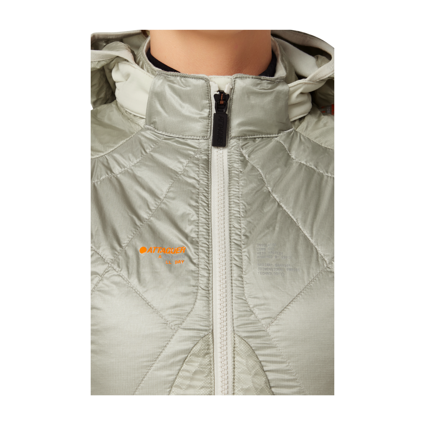 Attaquer Womens All Day Anatomic Insulator Jacket - Eggshell