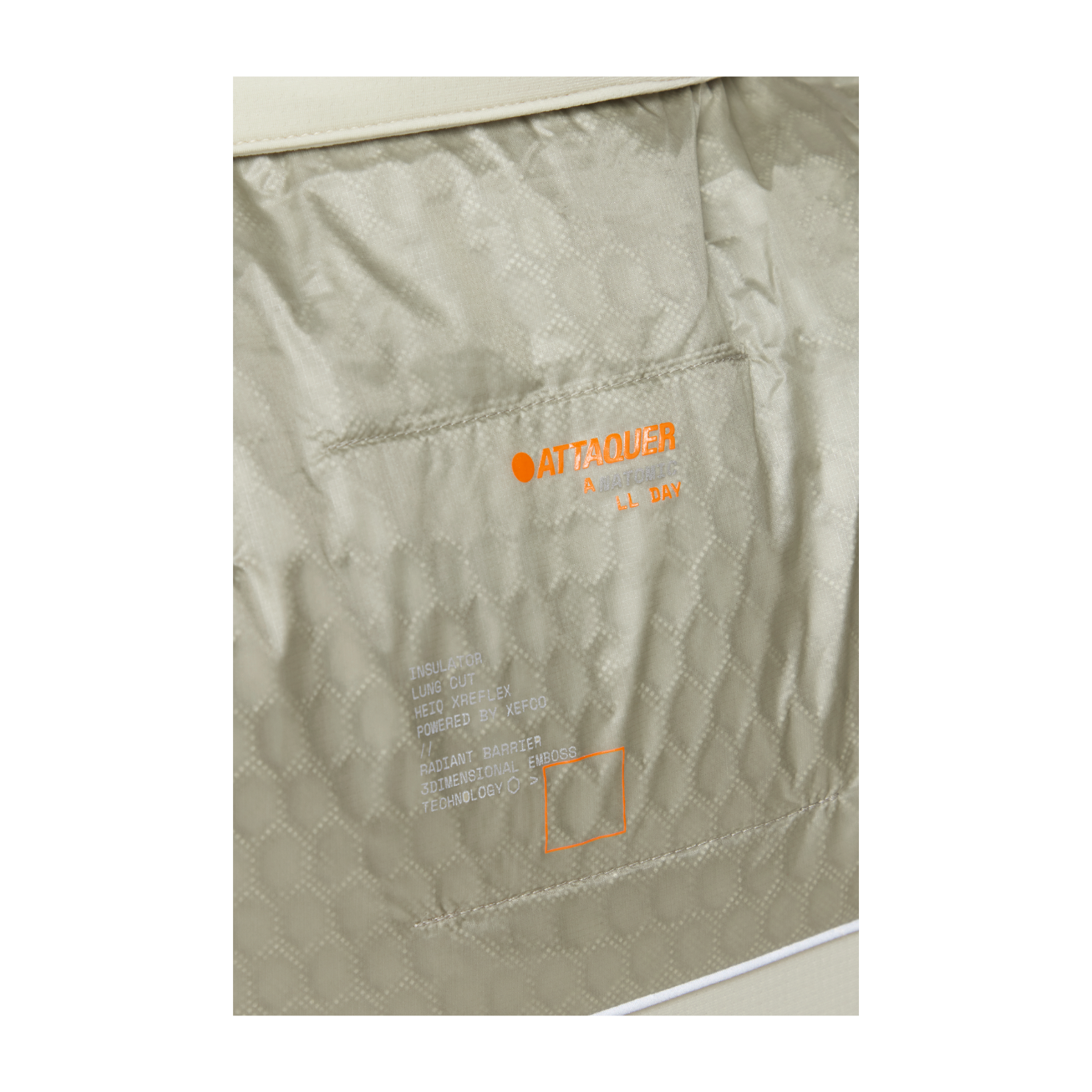 Attaquer Womens All Day Anatomic Insulator Jacket - Eggshell