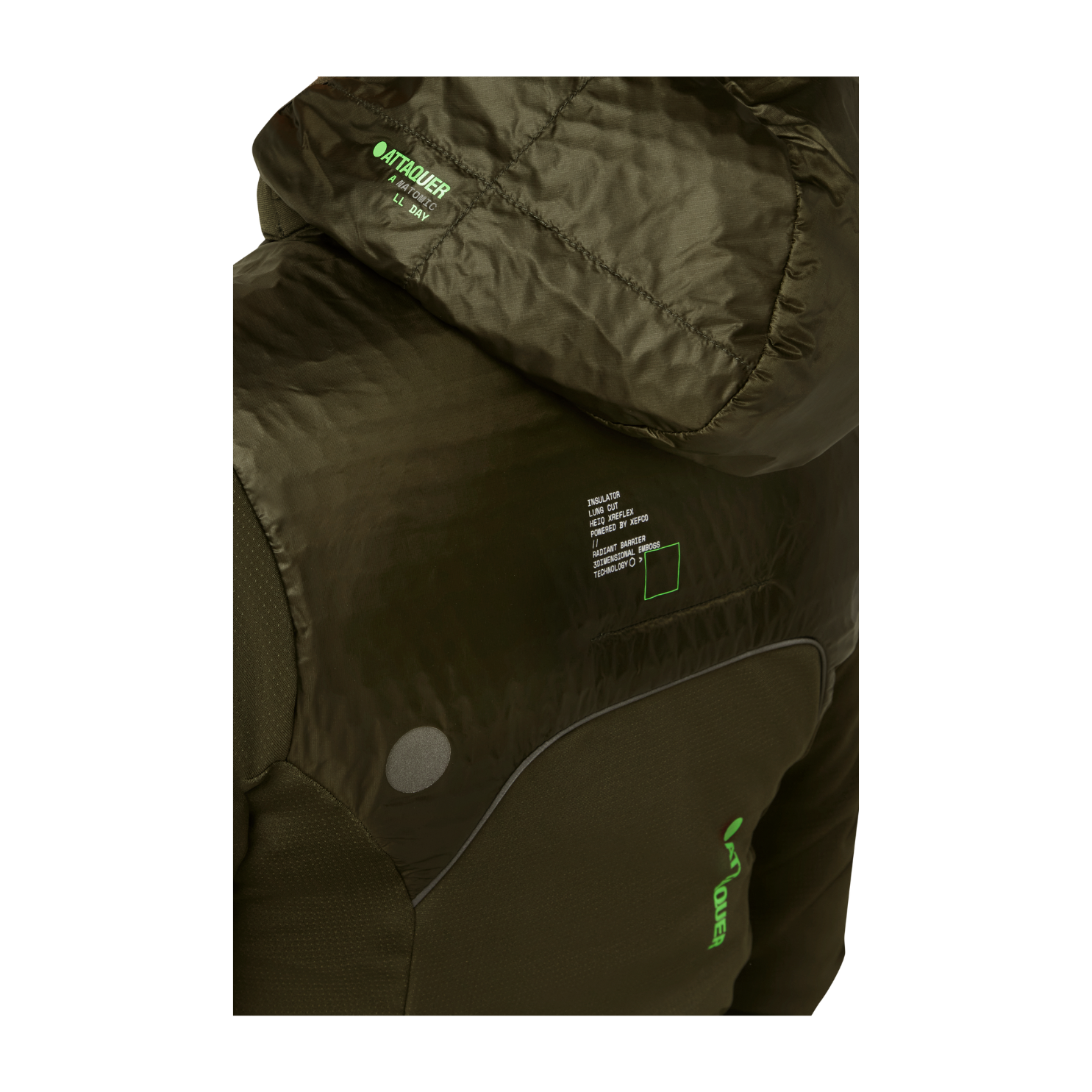 Attaquer Womens All Day Anatomic Insulator Jacket - Pine