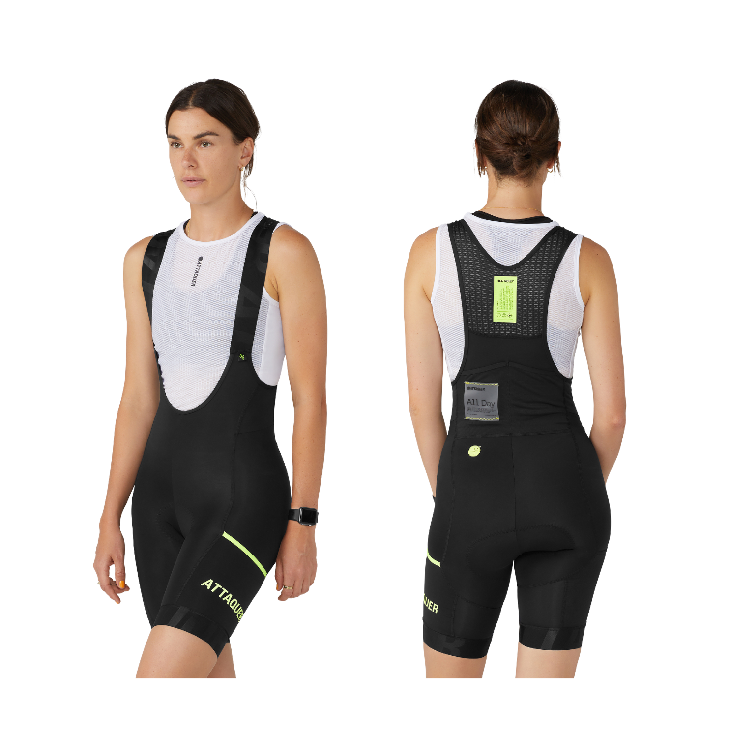 Attaquer Womens All Day Cargo Bib - Black