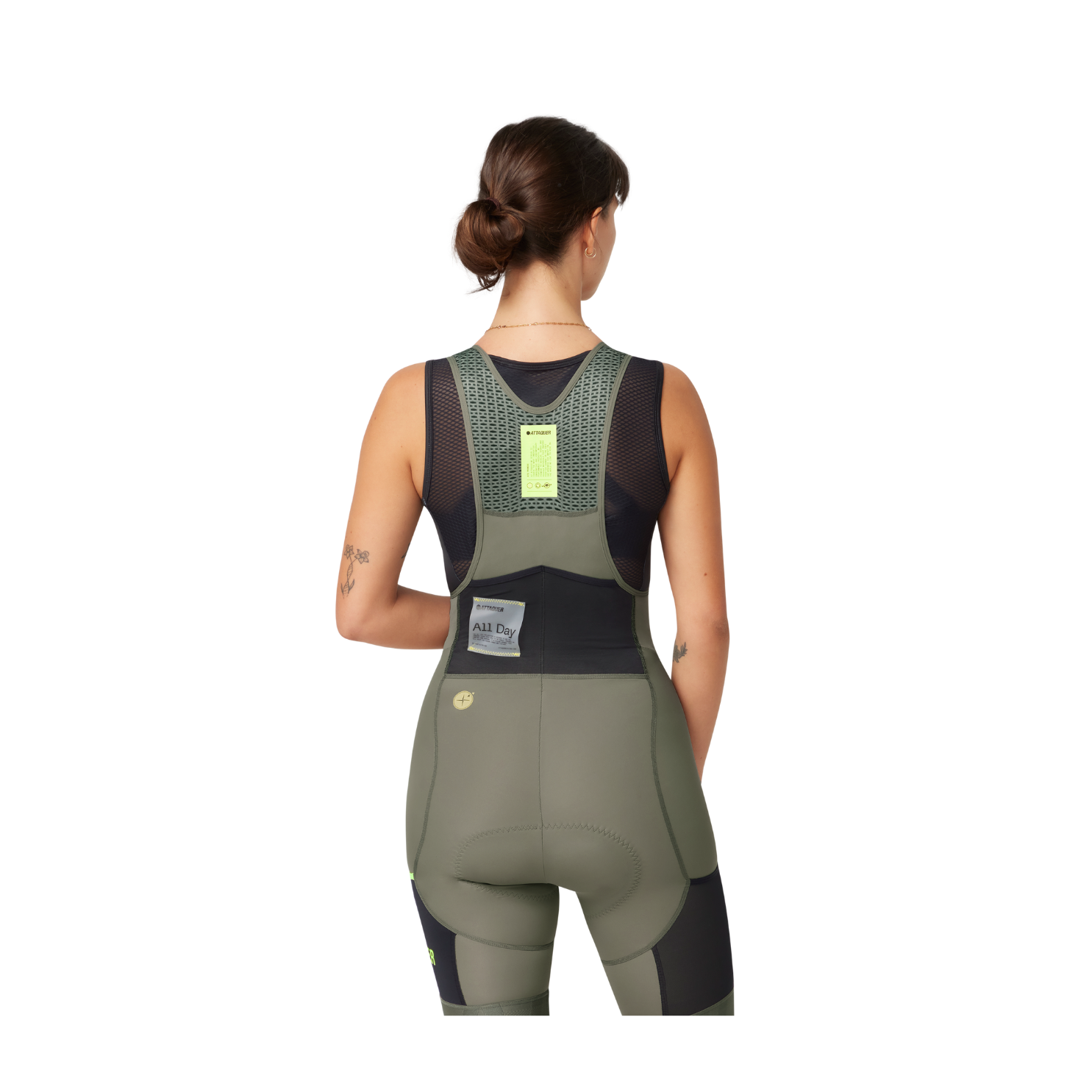 Attaquer Womens All Day Cargo Bib - Grey Smoke