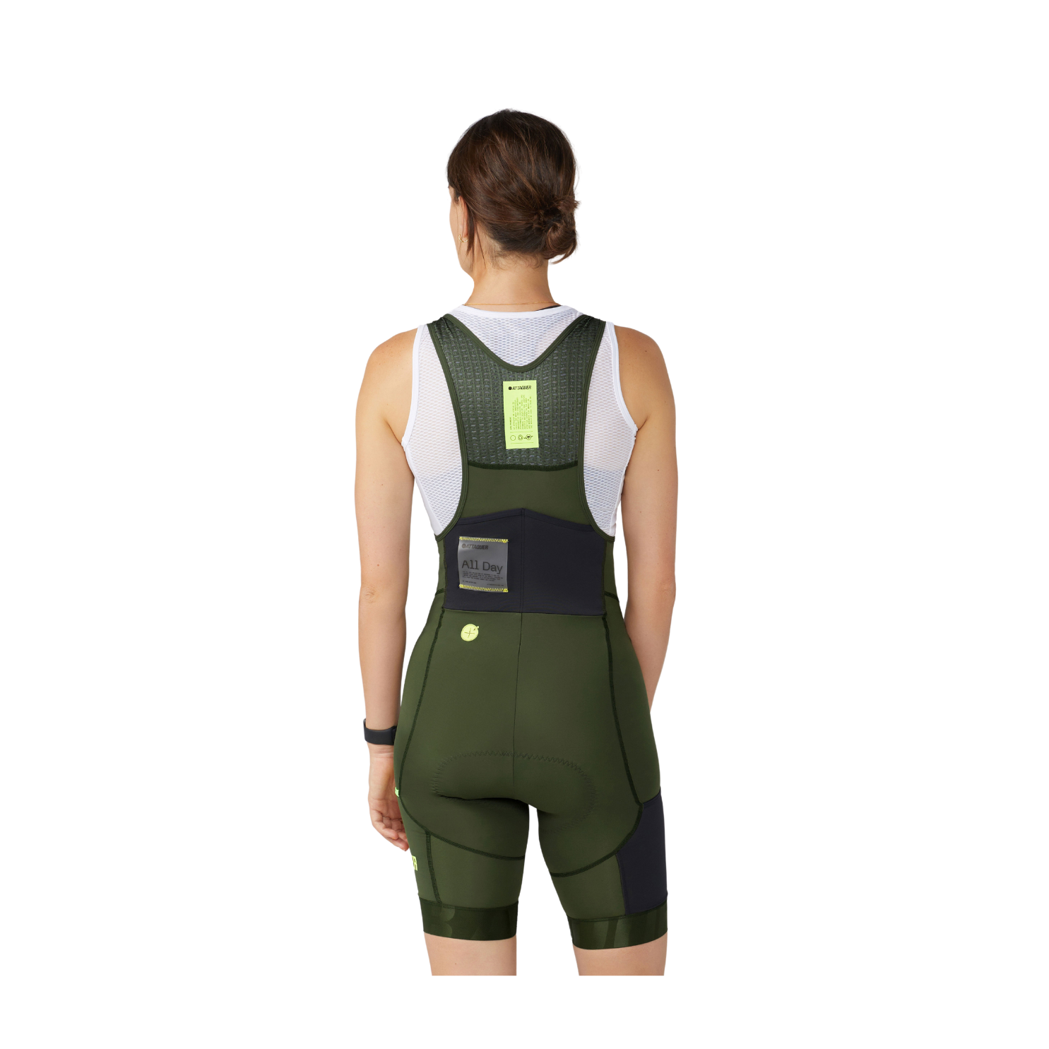 Attaquer Womens All Day Cargo Bib - Pine