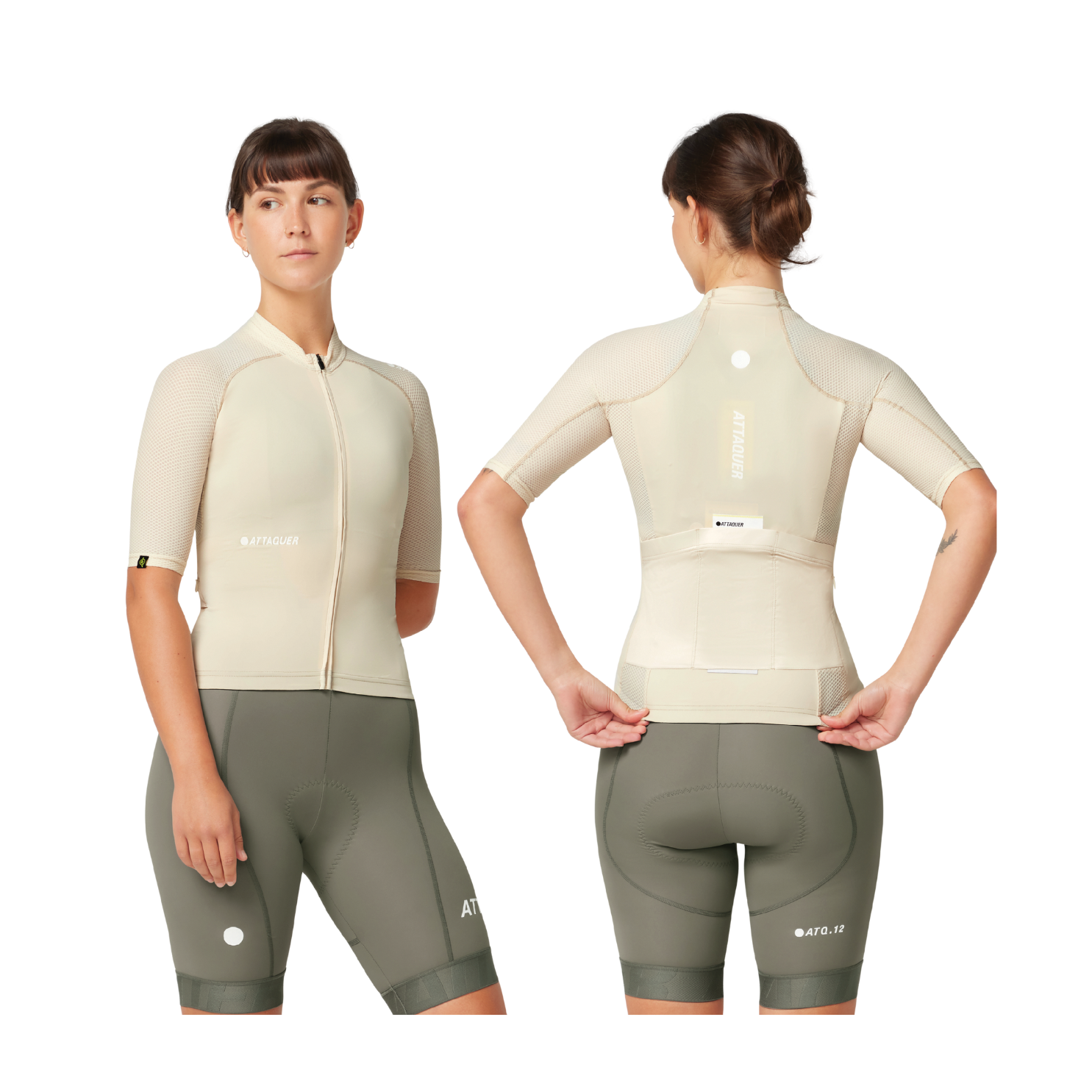 Attaquer Womens All Day Jersey - Eggshell