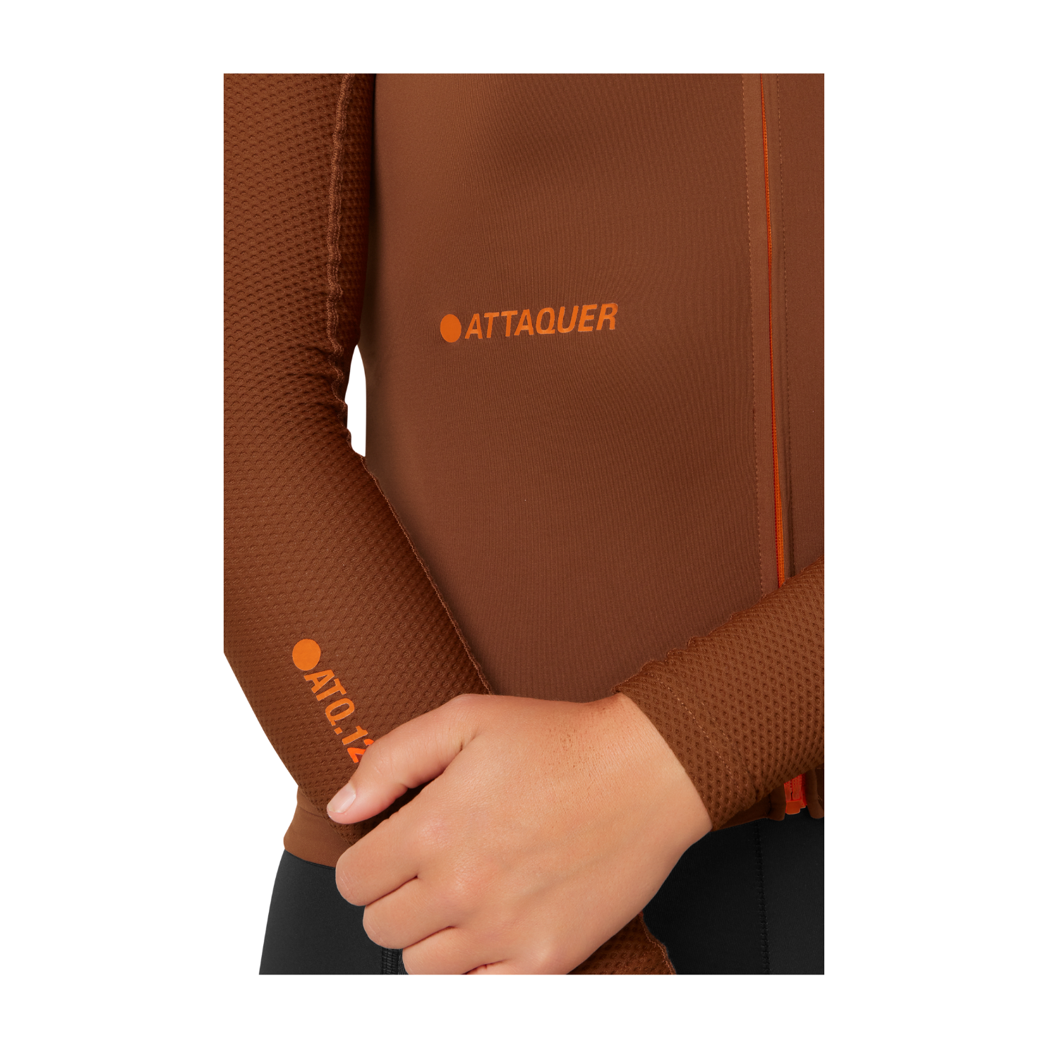 Attaquer Womens All Day Summer Long Sleeve Jersey - Burnt Orange
