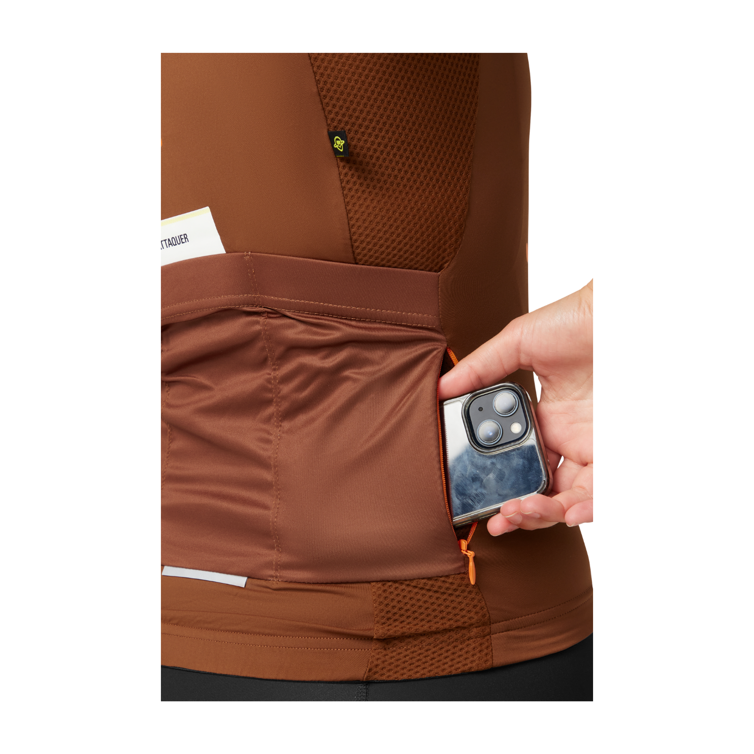 Attaquer Womens All Day Summer Long Sleeve Jersey - Burnt Orange