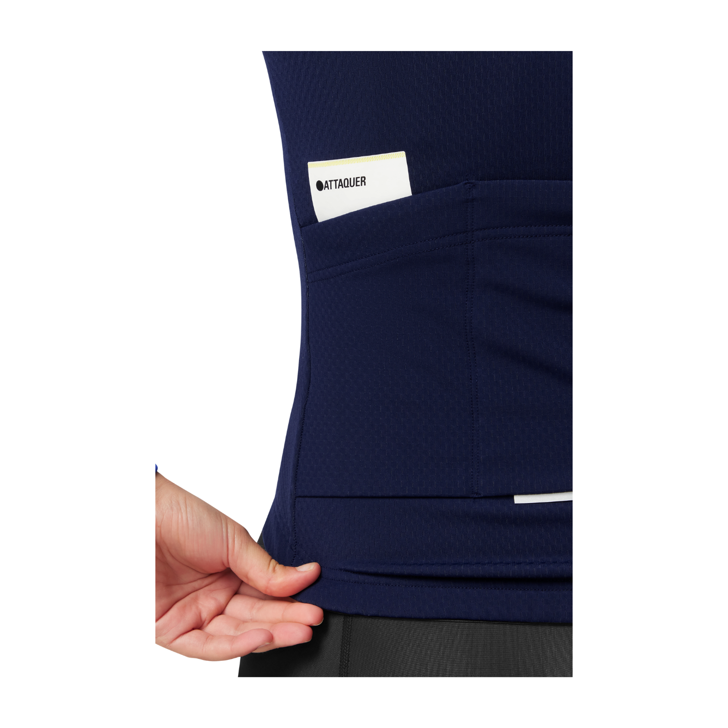 Attaquer Womens All Day Winter Long Sleeved Jersey - Navy/Fluro