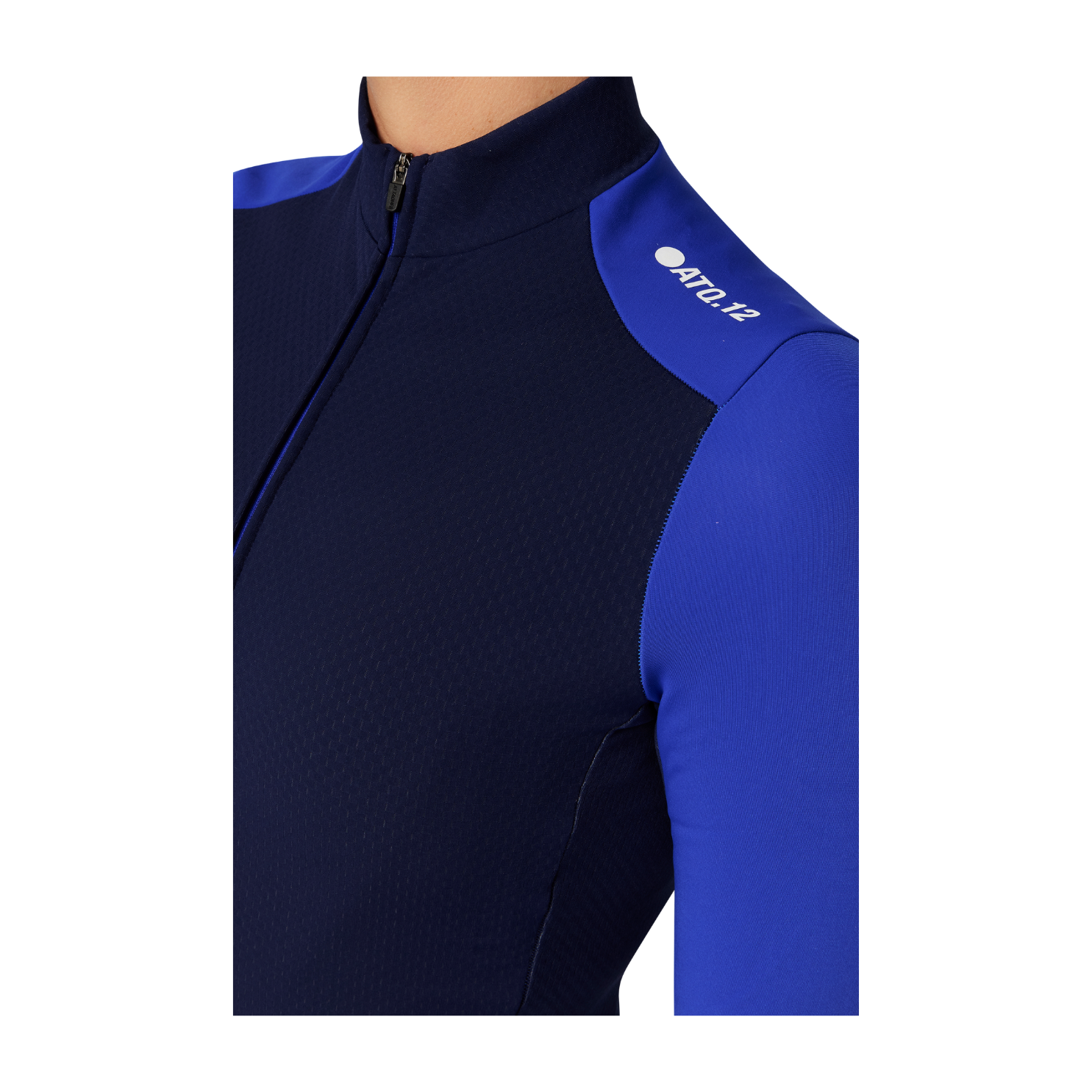 Attaquer Womens All Day Winter Long Sleeved Jersey - Navy/Fluro