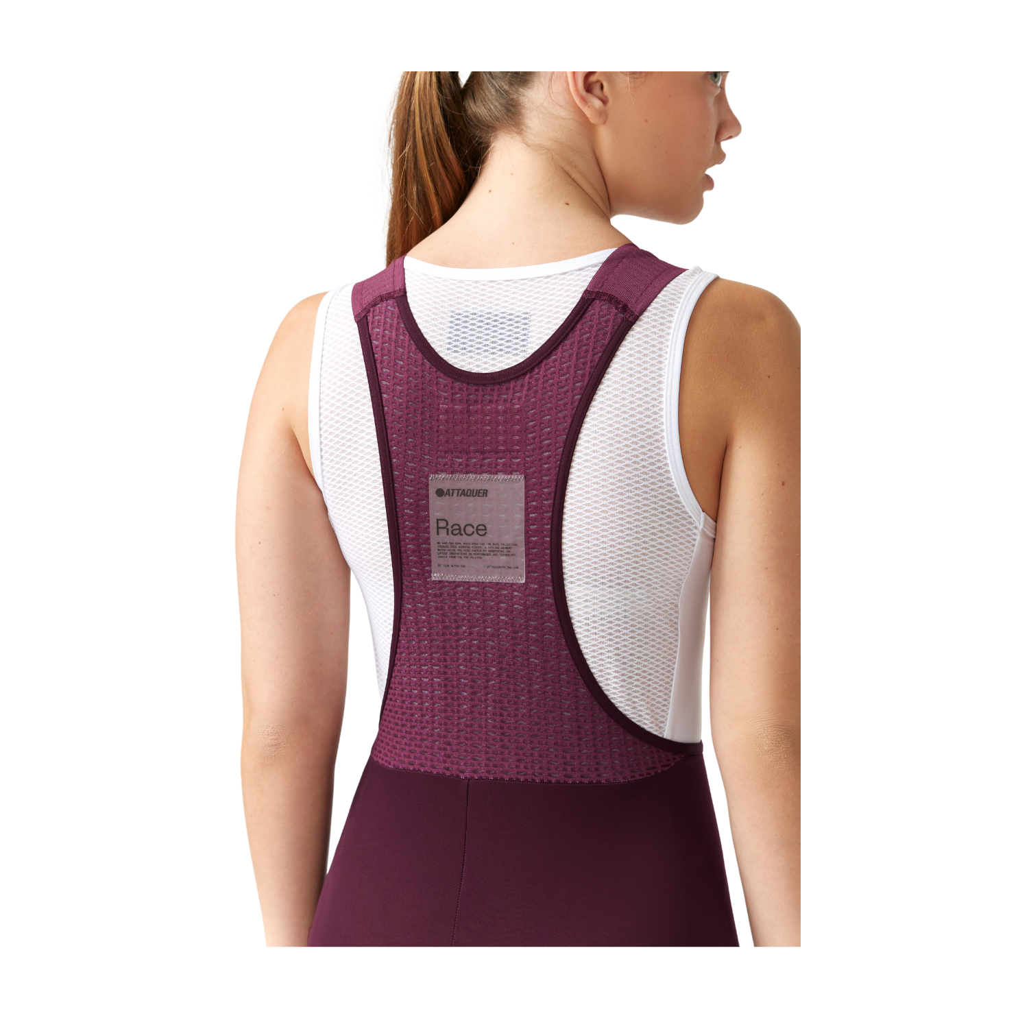 Attaquer Womens Race Bib Short - Burgundy