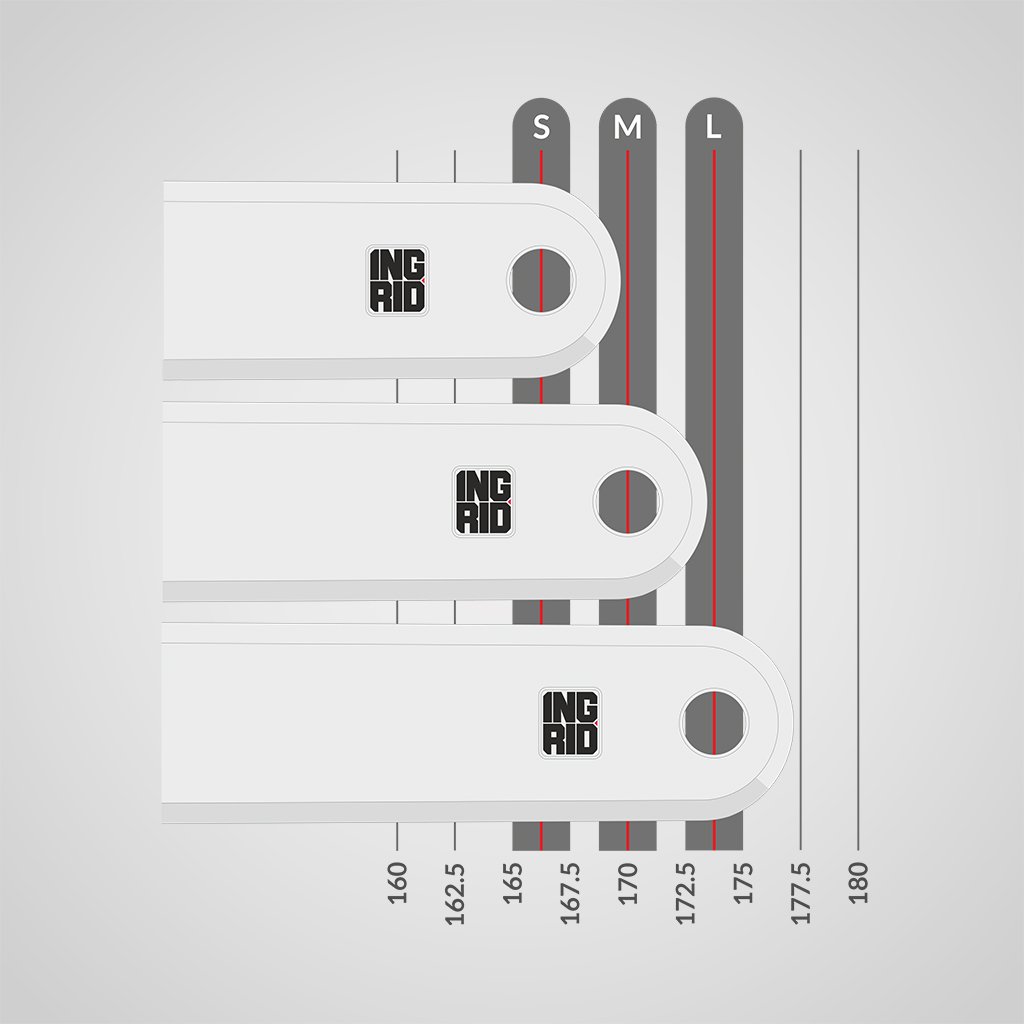 Crankset length online chart