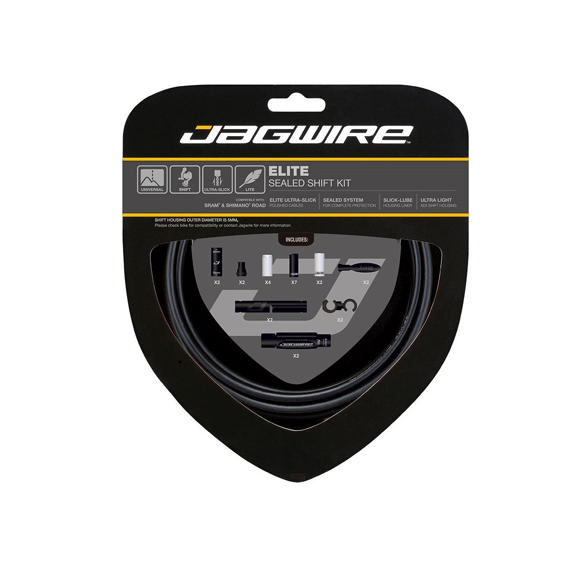 Kit Cavi Freno Jagwire Road Elite Link Per SRAM/Shimano – Oro Con Guaine Ultra-Slick – RCK702 - Foto 4