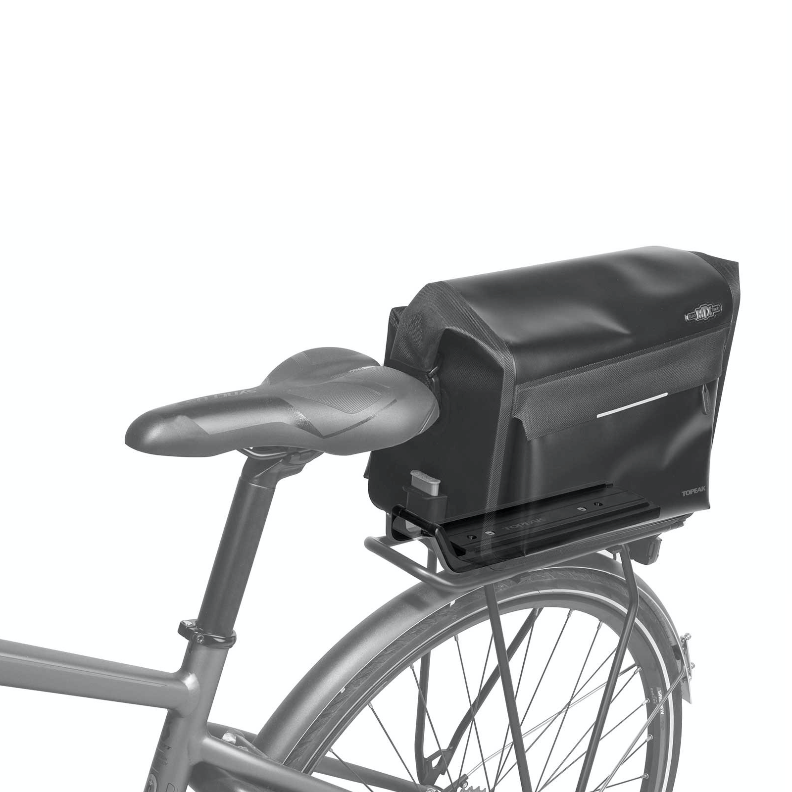 TOPEAK Quicktrack Adattatore Per Portapacchi - Universale, Nero, Per Borsoni MTX/RX - Foto 3