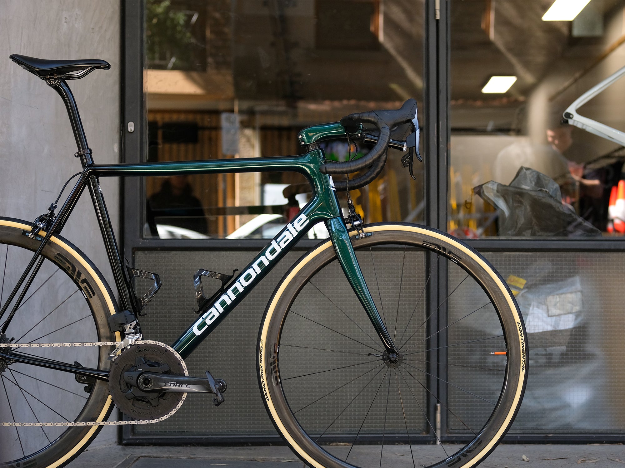 Cannondale Supersix Evo Custom Build - Racing Green