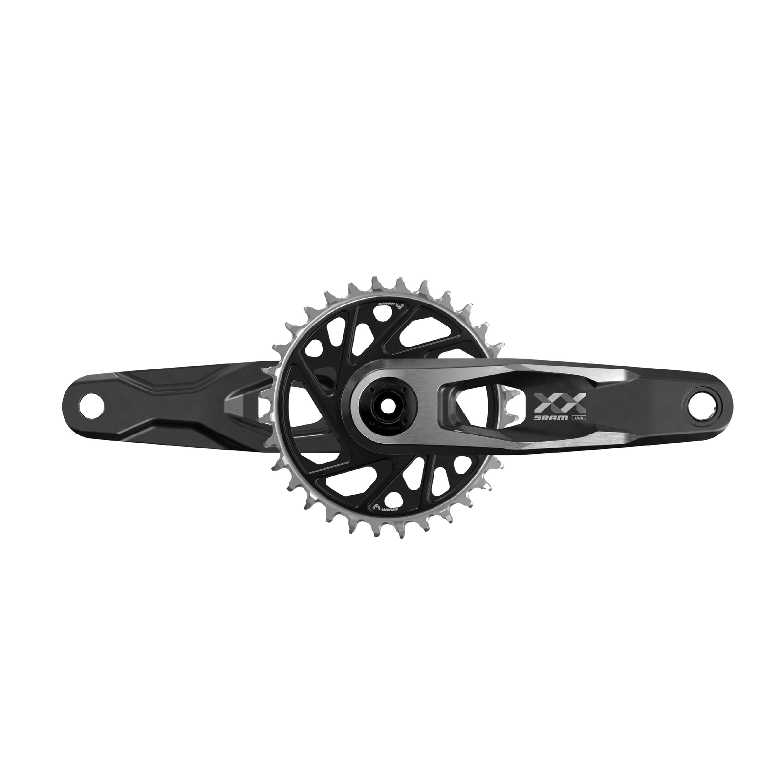 SRAM XX DH AXS DUB Crankset 7 Speed - Black
