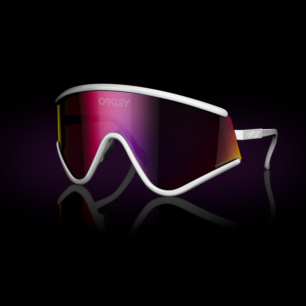 Oakley MUZM 眼罩 - 白色（Prizm 公路镜片）