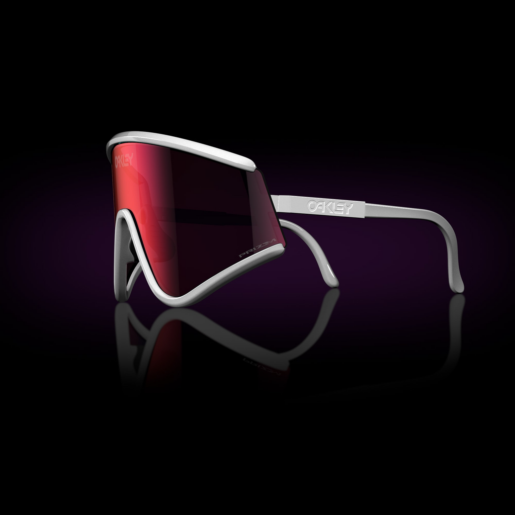 Oakley MUZM 眼罩 - 白色（Prizm 公路镜片）