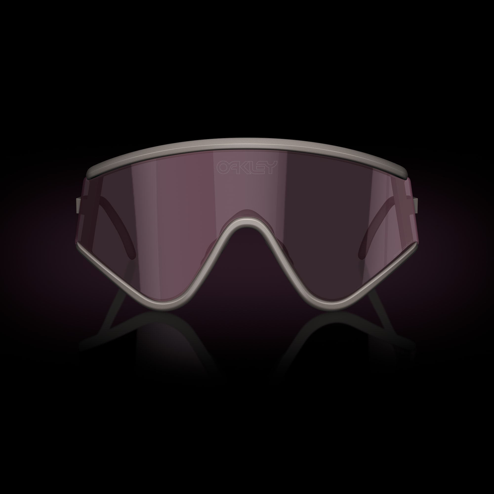 Oakley MUZM 眼罩 - 冷灰色（Prizm 低光镜片）
