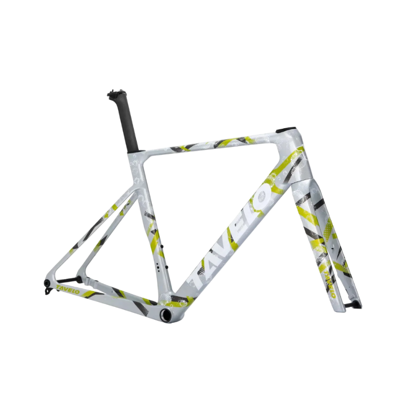 Tavelo Arden Race Frameset - Silver Lime