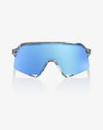 100-s3-sunglasses-polished-translucent-clear-hiper-blue-mirror-lens-front