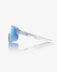 100-s3-sunglasses-polished-translucent-clear-hiper-blue-mirror-lens-side